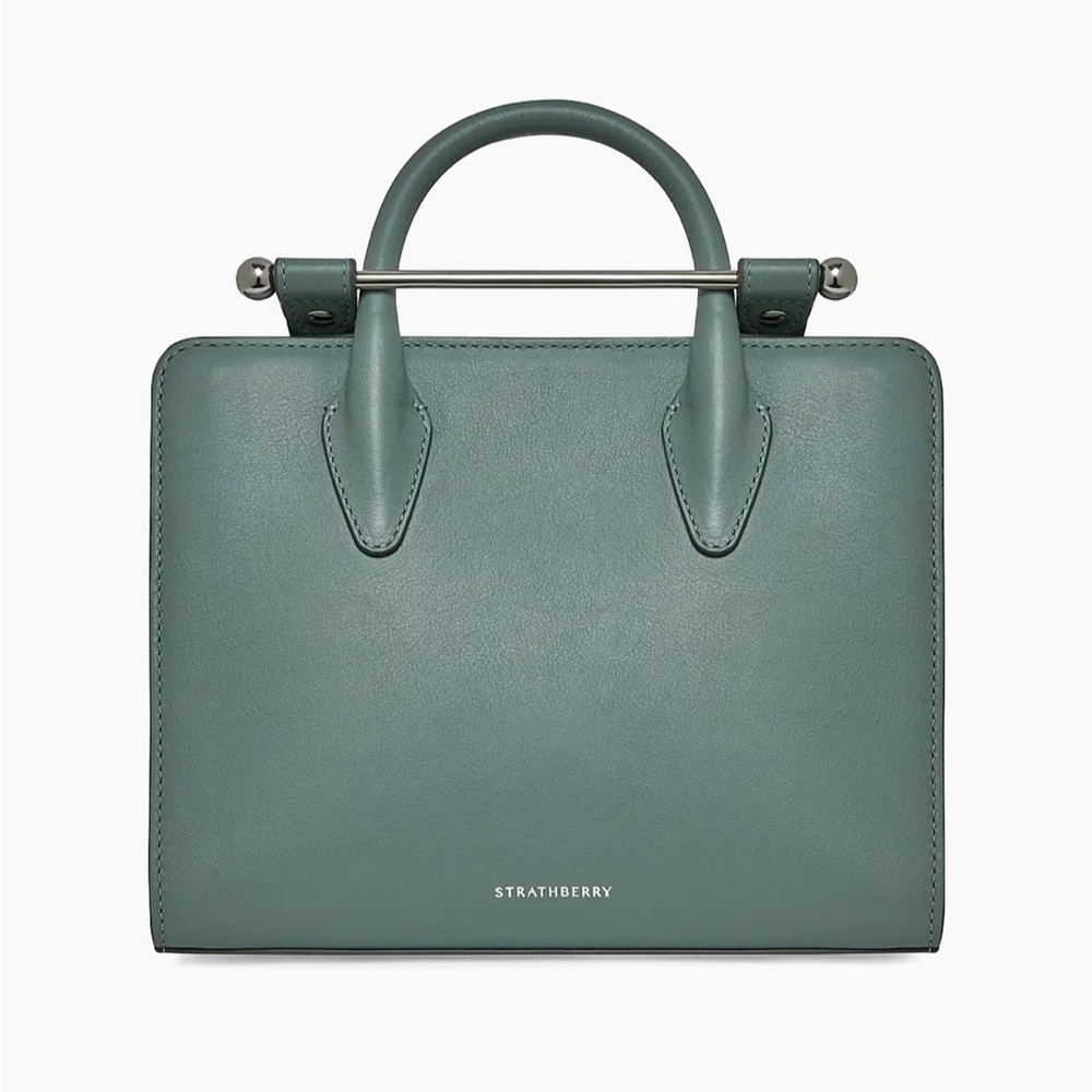 NWT Strathberry Mini Tote in Stone Blue